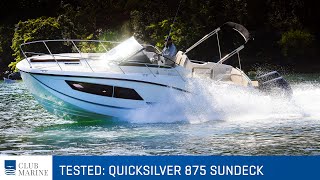 Quicksilver 875 Sundeck Boat Test | Club Marine TV