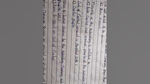 S Y B Com Sem 4 Corporate Accounting Unit 1 Holding Company A/C MCQ