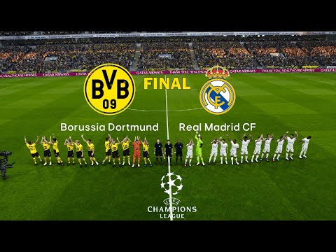 Borussia Dortmund vs Real Madrid - Penalty Shootout | Final UEFA Champions League 2023/24 | PES