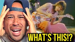 Rapper FIRST TIME REACTION to Van Halen Eruption Guitar Solo! OH MY