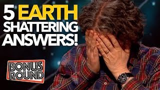 5 EARTH FACTS THAT WILL BLOW YOUR MIND! QI With Stephen Fry \& Sandi Toksvig