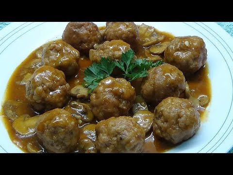 Video: Albóndigas De Champiñones