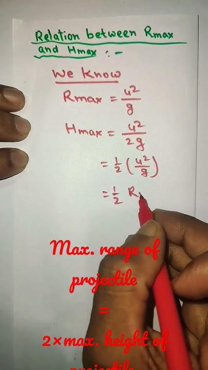 Relation Between Maximum Range And Height Of Projectile Class 11 relation-between-maximum-range-and-height-of-projectile-class-11