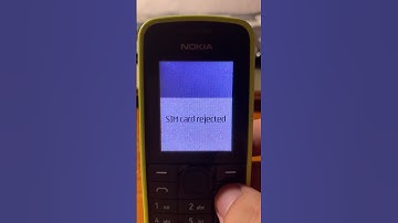 Nokia 113 | SIM card rejected #shorts