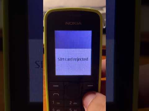 Nokia 113 | SIM card rejected #shorts