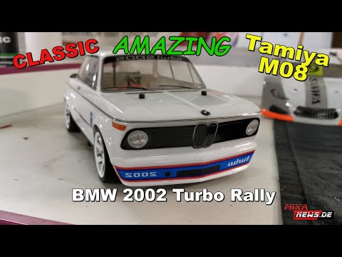 NICE   BMW 2002 Turbo Rally auf Tamiya M 08 Concept Chassis