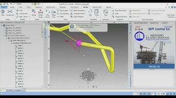 BISMILLAH : Creating Pipe using Model Editor In Aveva E3D & PDMS