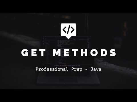 Get Methods in Java!