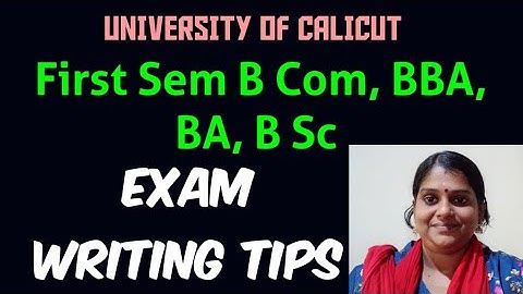 CALICUT UNIVERSITY FIRST SEM B.COM / BBA COMMON WAYS WITH WORDS: LITERATURES IN ENGLISH