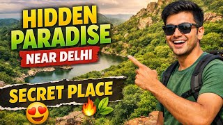 Hidden Paradise Near Delhi 😍 | Aravalli Hills Vlog | Secret Nature Spot