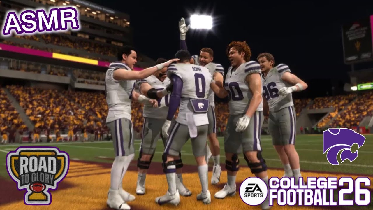 Студенческий футбол 26 Путь к славе Kansas State Wildcats ASMR