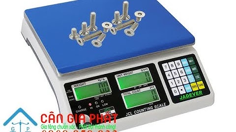 Cân đếm điện tử JCL - hướng dẫn sử dụng đếm số lượng hàng hóa, cân điện tử JCL 3kg 6kg 15kg 30kg