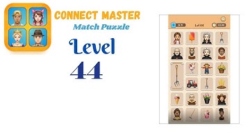 Connect Master Level 44 | Match Puzzle | Visual Logic Puzzle Gameplay 🧠✨