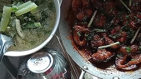 cá lóc, cá trê kho tiêu với nấu canh bầu.#giadinhbu