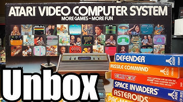 Atari VCS 2600 and Games | Retro Unboxing
