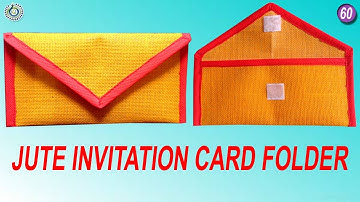 #jute invitation folder #jute #pramoda channel