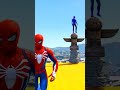 Spider-Man drives a car.p55 #spiderman #nguoinghen #spidermanvideo #spidermanai #marvel #superhero