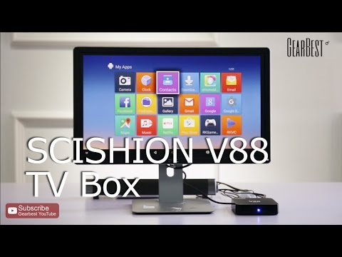 SCISHION V88 TVBox Rockchip 3229 Quad Core & LP-08 Sound Bar Bluetooth Speaker - Gearbest.com