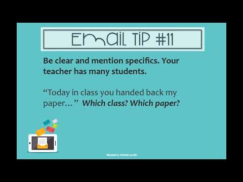 Email Etiquette PowerPoint and Audio Tutorial