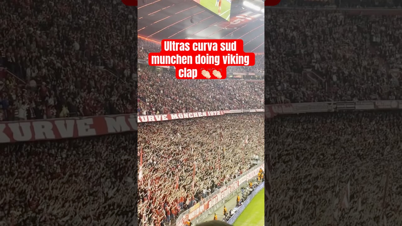🔥 Unreal Scenes! Bayern Munich Ultras Do Epic Viking Clap at Allianz Arena 💥 | Insane Fan Atmosphere