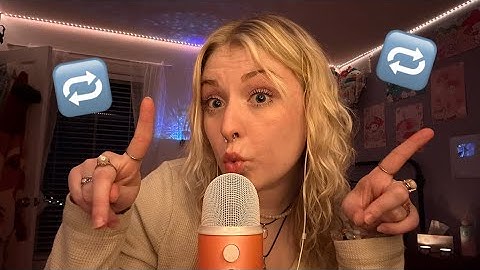 ASMR Repeating My Intro for Tingles! Mouth Sounds, Lip Gloss, Hand Movements, Hand Sounds ✨💗🌸