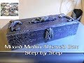 DIY Gothic Mixed Media Altered Box step by step tutorial #alteredart #mixedmedia