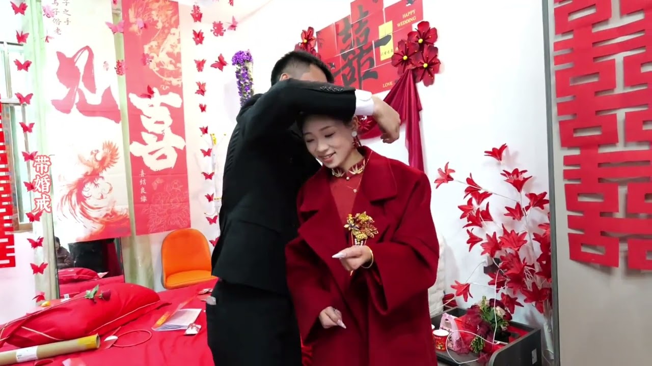 “前程似锦”“繁花相伴”      一路生花 #婚礼 #結婚 #农村结婚习俗