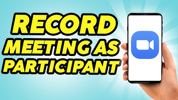 Een Zoom-vergadering opnemen als deelnemer - 2024