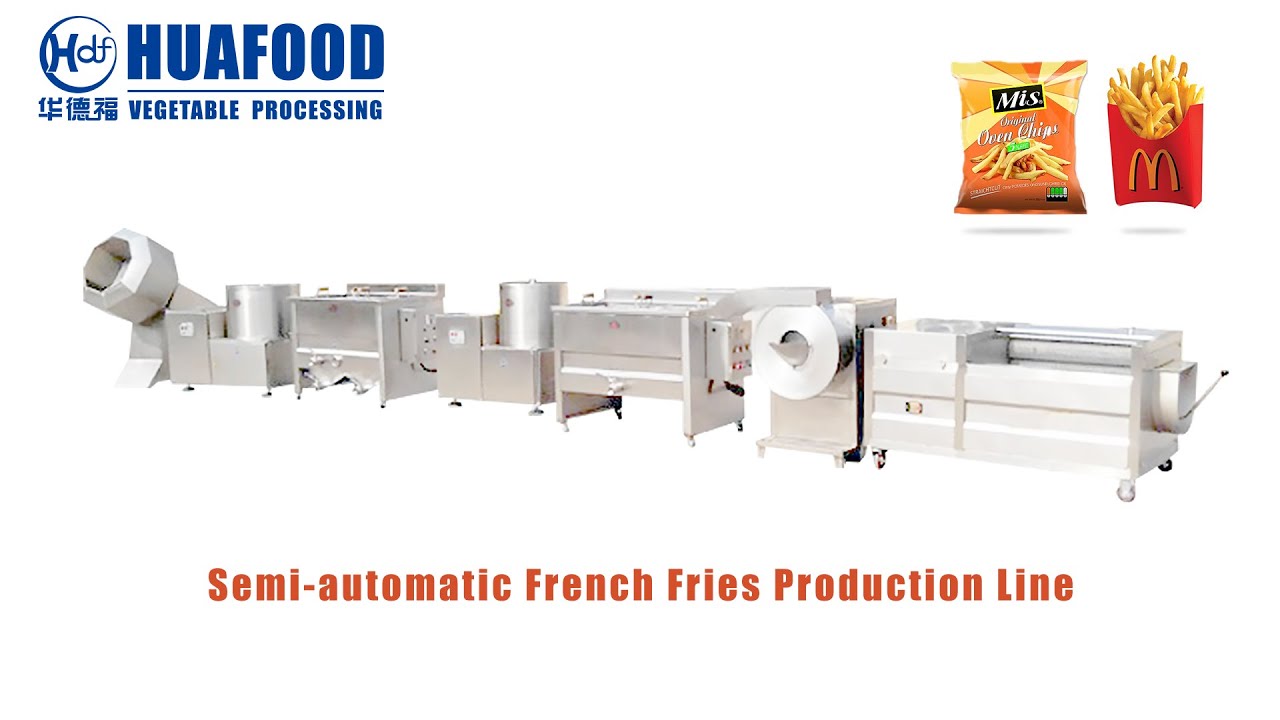how to make fryer frozen potato chips automatic production line