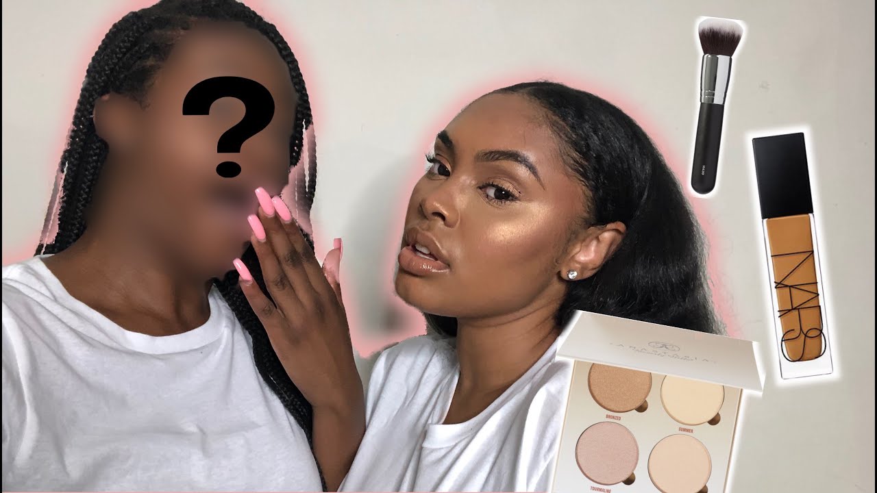 She Forced Me To Try Makeup! [ INSECURITIES EXPOSED ] - YouTube