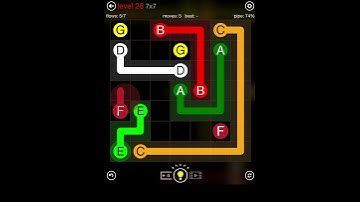 Flow Free Intro Classic Pack 7x7 Level 28