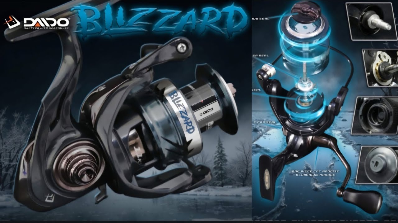 Unboxing Reel Bandel Daido Blizzard Waterproof 8.0