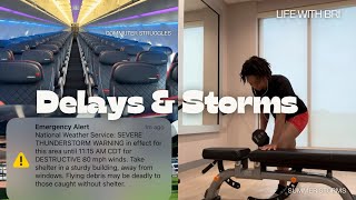 Flight Delays//Commuting//Flight Attendant Vlog// Life With Bri