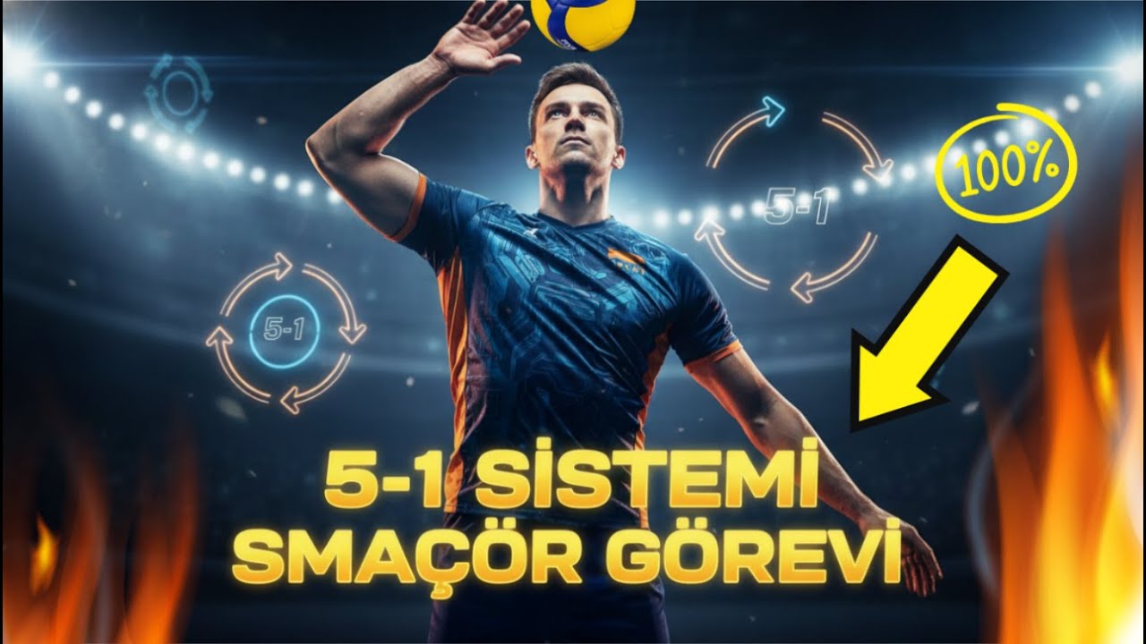 Voleybolda 5-1 Sisteminde Smaçörün Görevleri Nelerdir ?