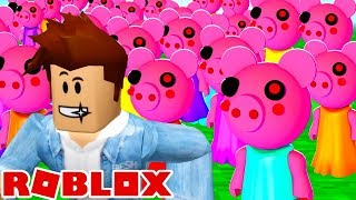 КЕМПИНГ в Школе и Больнице с СВИНКОЙ! Кид и Зайка в ROBLOX! Монстры в Роблоксе