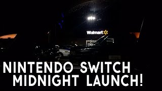 IT'S FINALLY HERE! - My Nintendo Switch Midnight Launch Experience!