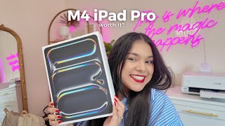 M4 iPad Pro Unboxing and Review 👩🏻‍💻