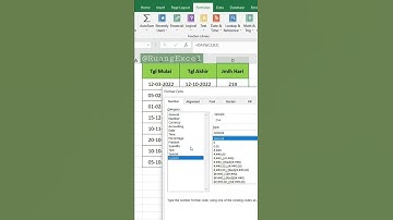 Cara menghitung jumlah hari berdasarkan tanggal awal dan akhir. #shorts #excel #belajarexcel  #hari