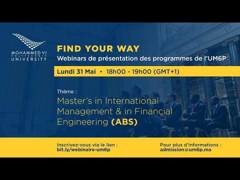 Find Your Way - Master Financial Engineering & Master International Management (ANG)