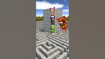 Gummy bear monsters Game of Tag! Catch Me If You Can!  #gummybear #Tag #horror