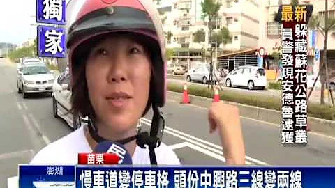 扯！快慢车道禁行机车 民众机车用飞的吗－民视新闻 - 天天要闻