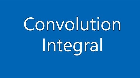 Convolution Integral1