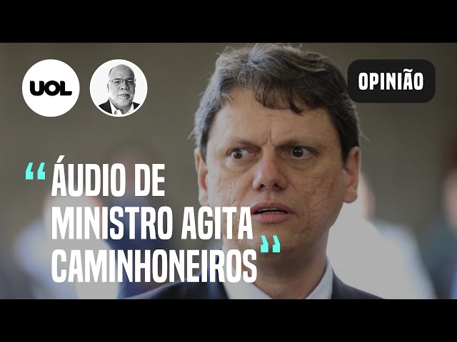 Em áudio, Tarcísio promete vista grossa da PRF a caminhões arqueados -  Revista Caminhoneiro