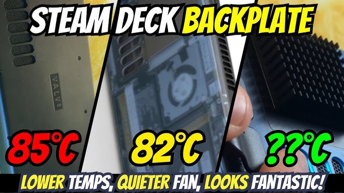 Transparent Back Plate for Steam Deck