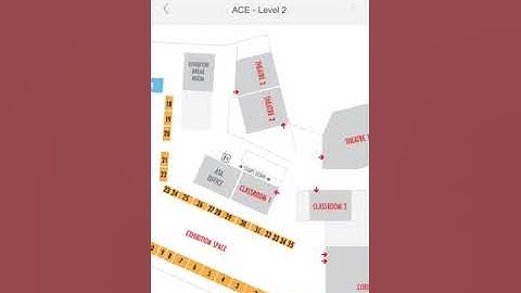 Using maps on the ATA event app