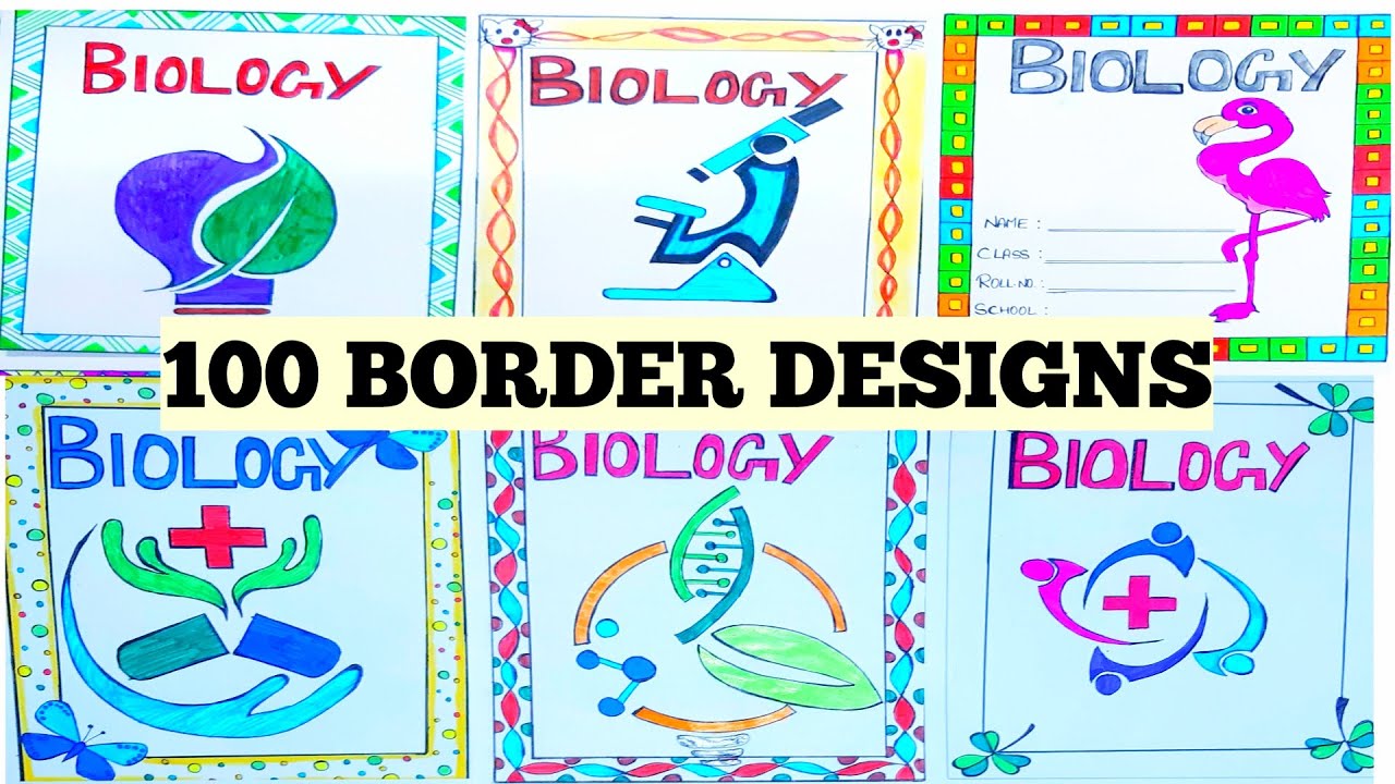 Biology Border Design Biology Project Decoration Ideas Biology