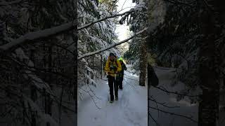 Making our way up Mt. Washington, NH