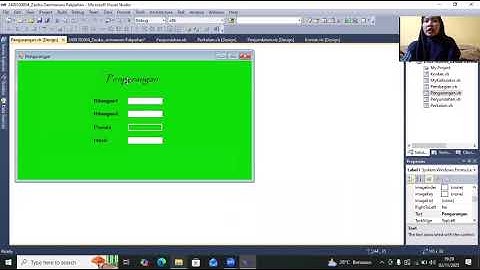 Tugas project penjumlahan, pengurangan,perkalian,dan pembagian di Microsoft visual studio 2010