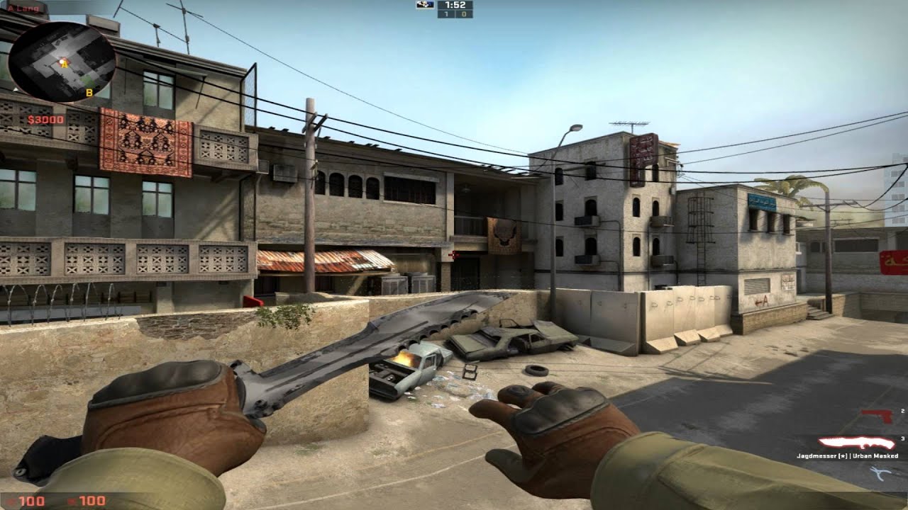 [CS:GO] ★ Huntsman Knife | Urban Masked - YouTube
