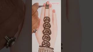 new style mehndi design #backhandmehndi #adidas #flowerdesign #shortsfeed #ytshorts